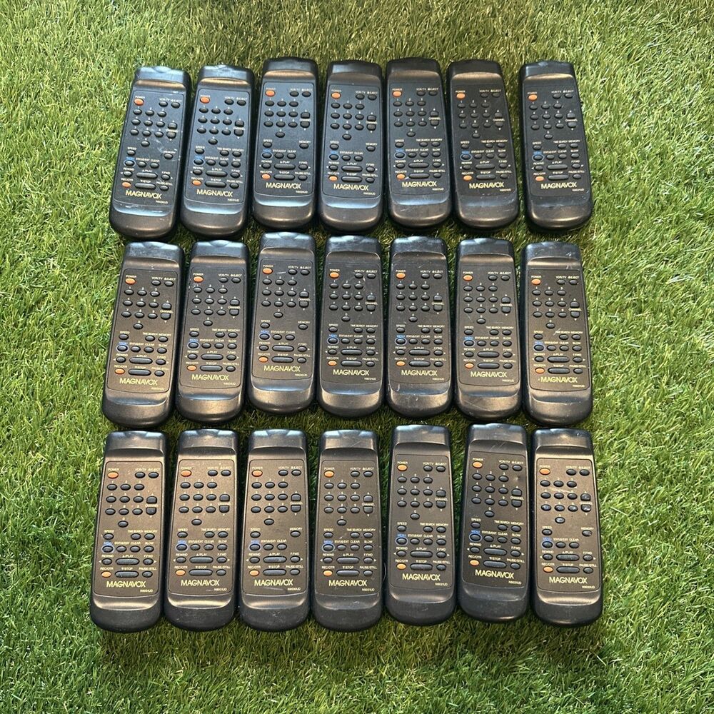 Lot Of 21 Genuine OEM Magnavox Remotes N9031UD N9030UD VCR Untested No Backs